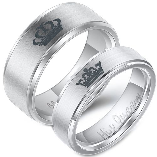 Couples King/Queen Mood Stainless Steel Ring – Ally's Stylz