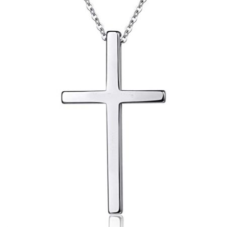 titanium crucifix pendant