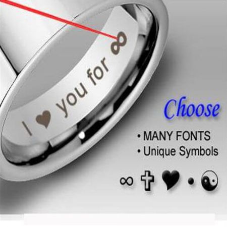 His angel her demon rings clearance